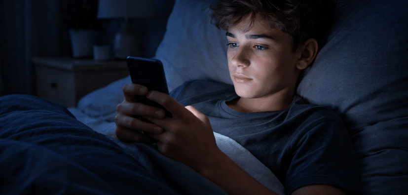 השפעת מסכים על שינה